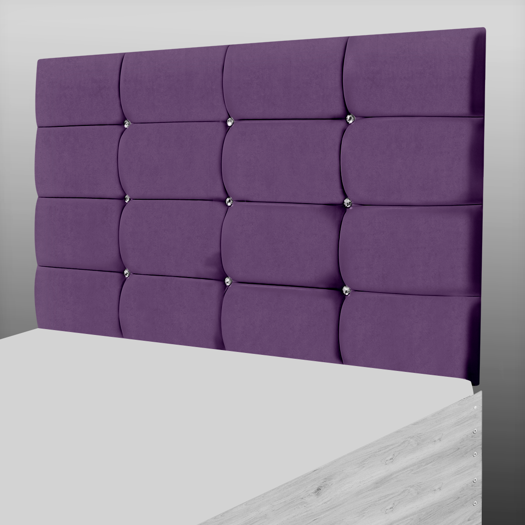NEW CUBE HEADBOARD IN PURPLE