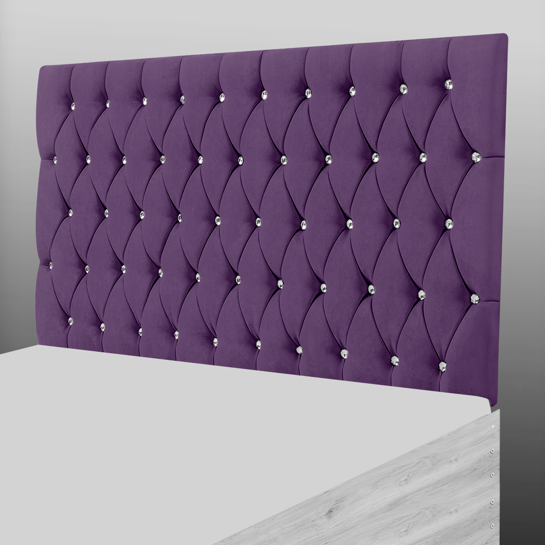 CHESTERFIELD HEADBOARD IN PURPLE