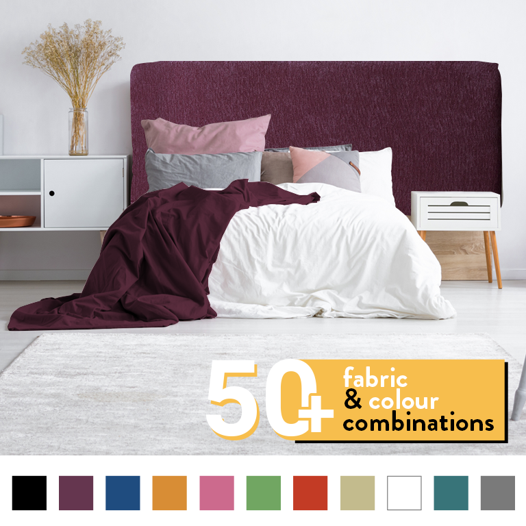 PLAIN HEADBOARD IN CHENILLE