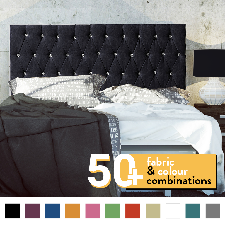 CHESTERFIELD HEADBOARD IN CHENILLE