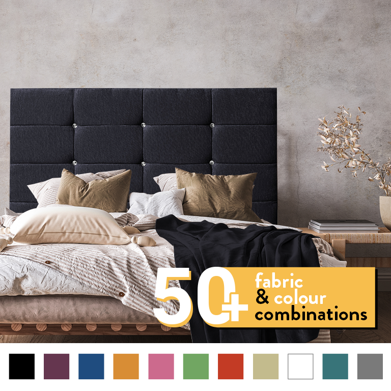 NEW CUBE HEADBOARD IN 3FT (SINGLE)