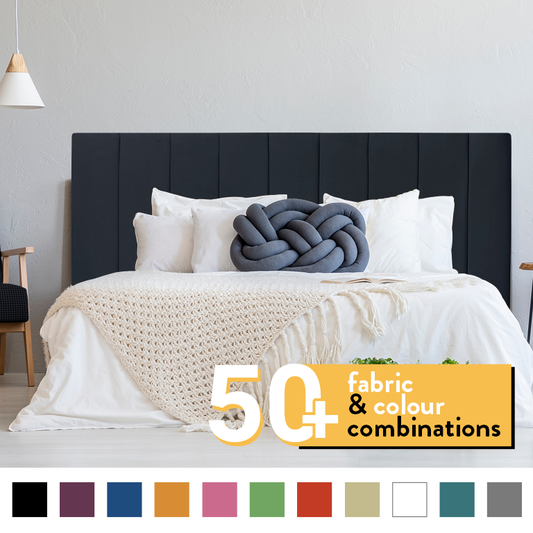 9 PANEL HEADBOARD IN PLUSH