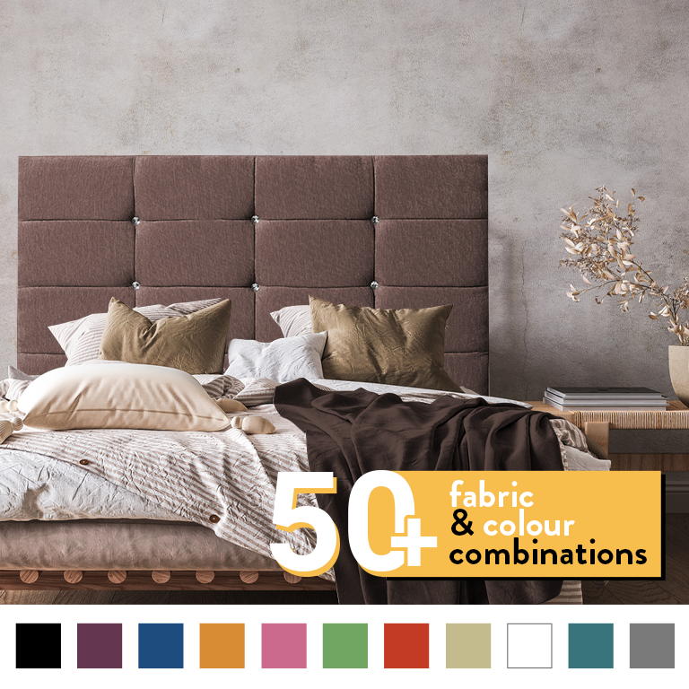 NEW CUBE HEADBOARD IN 5FT (KING)