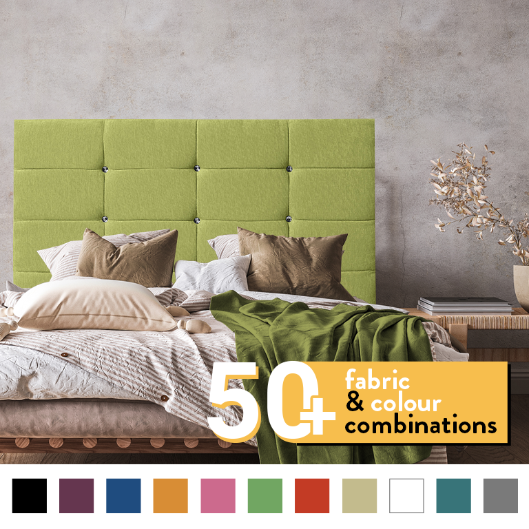 NEW CUBE HEADBOARD IN CHENILLE