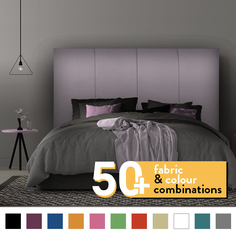 4 PANEL HEADBOARD IN PLUSH