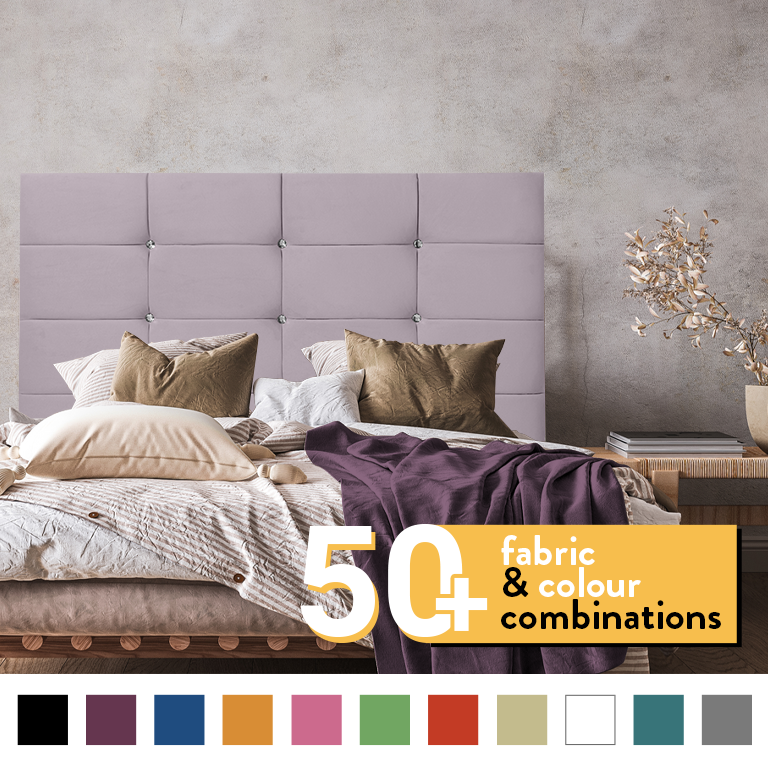 NEW CUBE HEADBOARD IN PLUSH