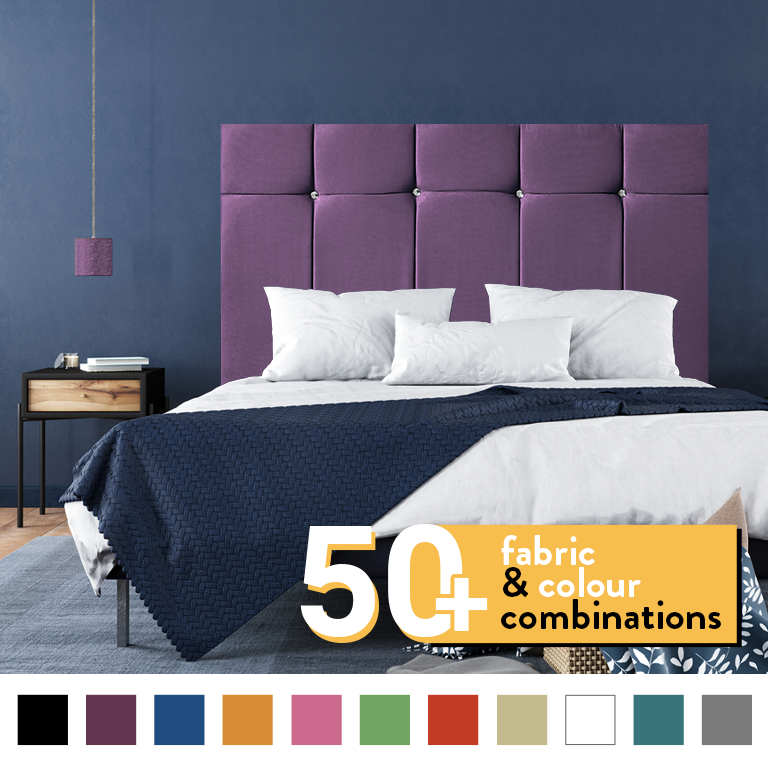 BORWICK HEADBOARD IN SUEDE