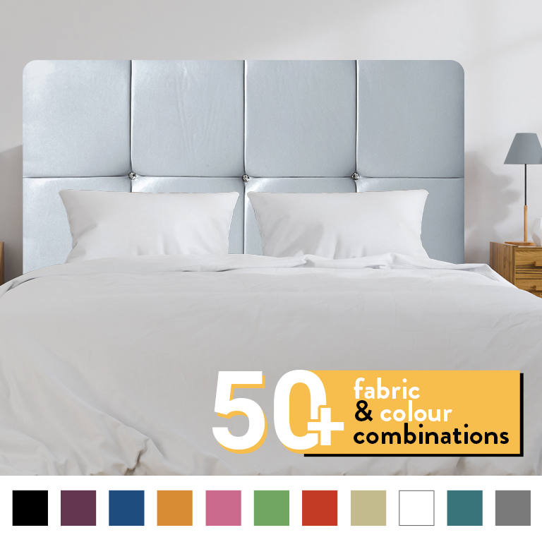 CUBE HEADBOARD IN LEATHER