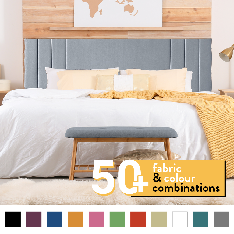 PANAMA HEADBOARD IN SUEDE