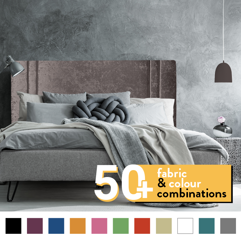 GENEVA HEADBOARD IN TRUFFLE CRUSH VELVET