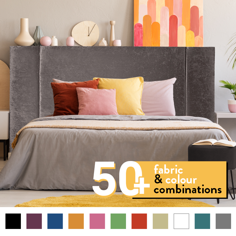 LINCOLN HEADBOARD IN TRUFFLE CRUSH VELVET